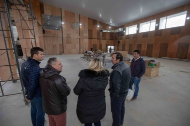 Avanza la obra del nuevo gimnasio de la Escuela Nº 31 "Juana Manso" de Ushuaia