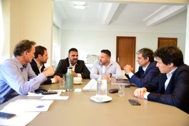 "Con Vuoto ya arrancamos a trabajar en la infraestructura", dijo el ministro Katopodis