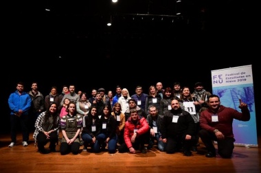 Con la participación de 12 equipos quedó inaugurado el "Festival de Esculturas en Nieve 2019"