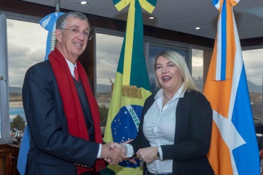 Turismo, industria y Malvinas, la agenda de temas entre Bertone y el Embajador de Brasil