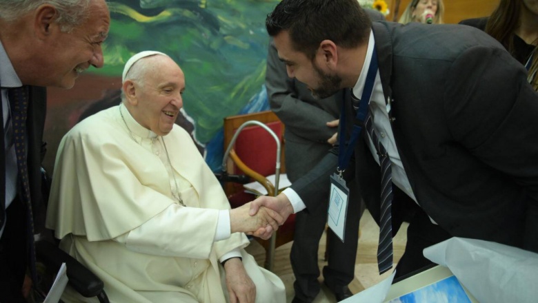 Vuoto participó del encuentro internacional de 'Scholas Occurrentes' junto al Papa Francisco