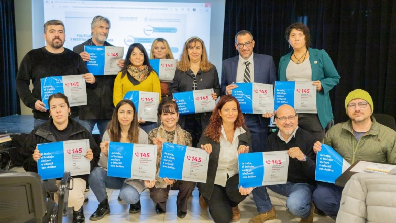 Jornadas sobre trata de personas y difusión de la Línea 145 en la Provincia