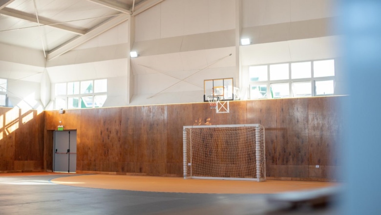 En Río Grande, la Escuela N° 21 ya cuenta con un nuevo gimnasio