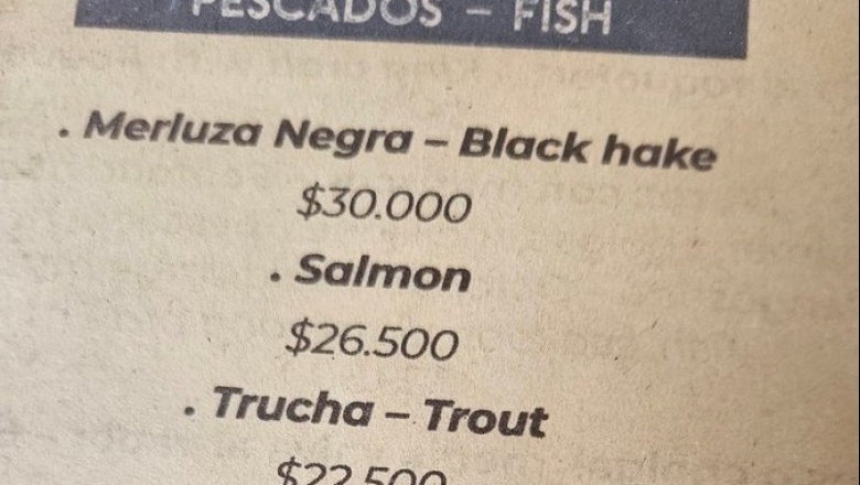 "Ese salmón que ves en la carta se tuvo que importar en dólares, porque algunos decidieron prohibir que podamos producirlos"
