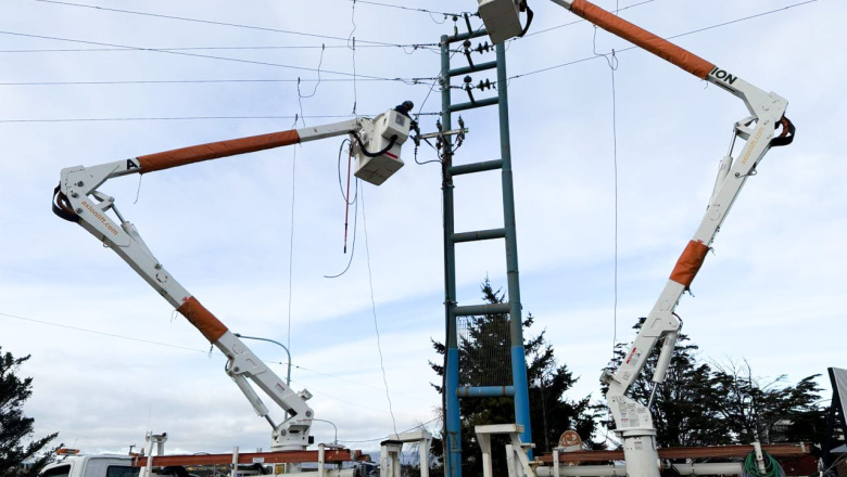 Se normalizó el servicio eléctrico en Ushuaia tras reparaciones en el Centro de Distribución Vialidad