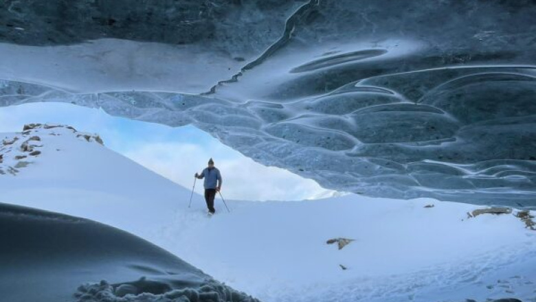 Prohíben el ingreso a las cuevas de hielo del glaciar Vinciguerra durante todo el año