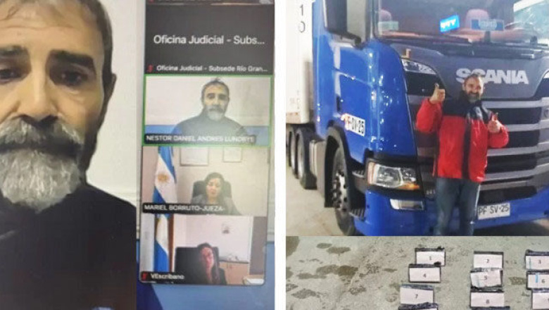 Camionero fue condenado a 5 años de prisión por el contrabando de más de 13 kilos de cocaína a Tierra del Fuego