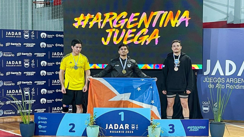 Tierra del Fuego sumó una medalla dorada en el tercer día de los Juegos Argentinos de Alto Rendimiento