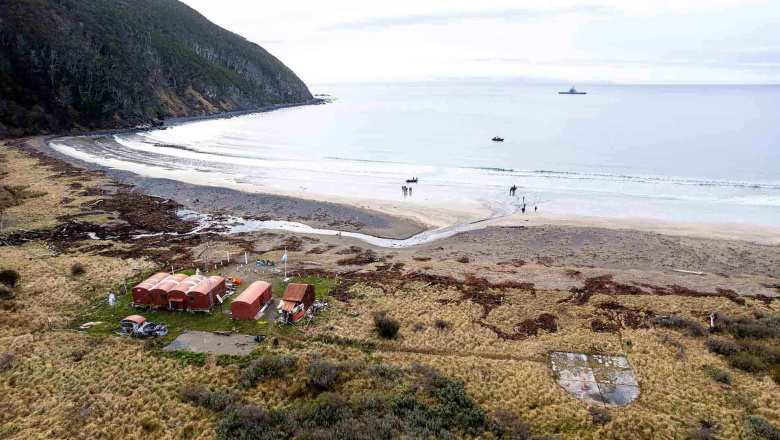 La Armada inició obras de puesta en valor del puesto “Bahía Buen Suceso” en Península Mitre