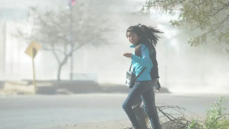 Por el viento, suspenden las clases en el turno tarde en Río Grande