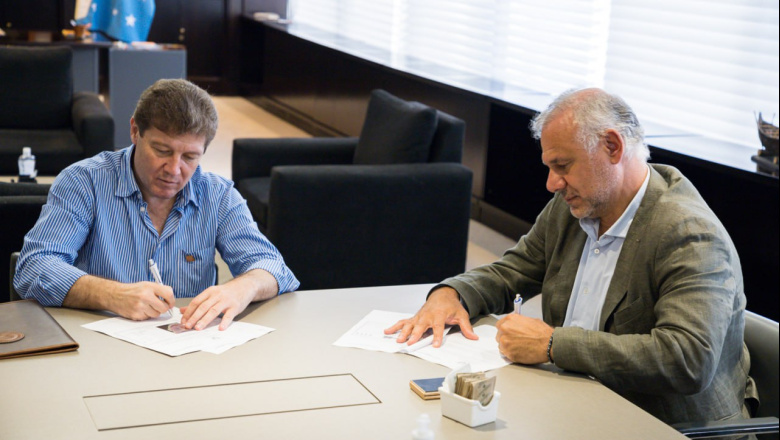 Melella firmó acuerdo con Newsan para sumar infraestructura en la producción de mejillones