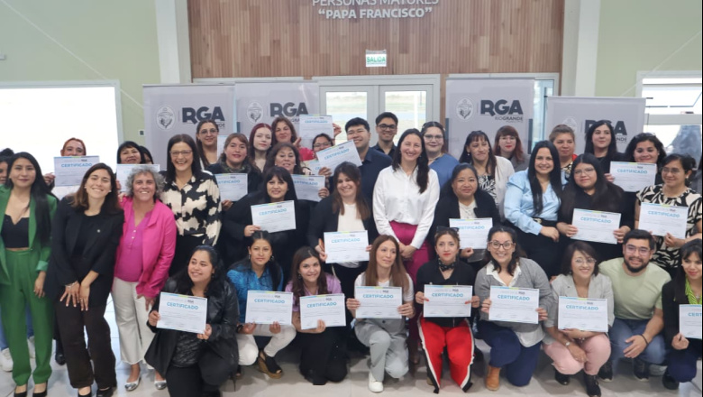 Concluyó el curso de cuidados para personas mayores organizado por el Municipio en Río Grande