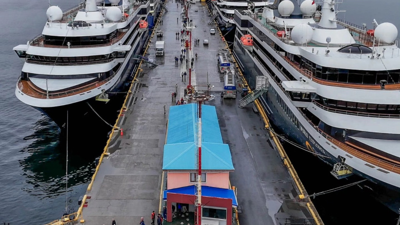 Ushuaia recibió a más de 10 mil cruceristas de todo el mundo en el último fin de semana de 2025
