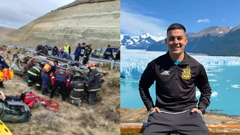 Trágico accidente en la Ruta 3: terna de árbitros volcó con su auto al regresar de un partido y uno de ellos murió