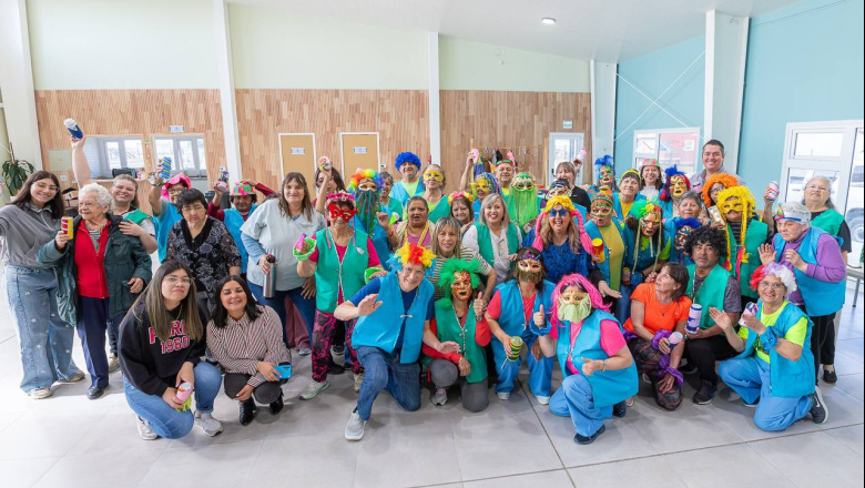 El intendente Perez compartió una jornada de actividades con adultas y adultos mayores de Río Grande