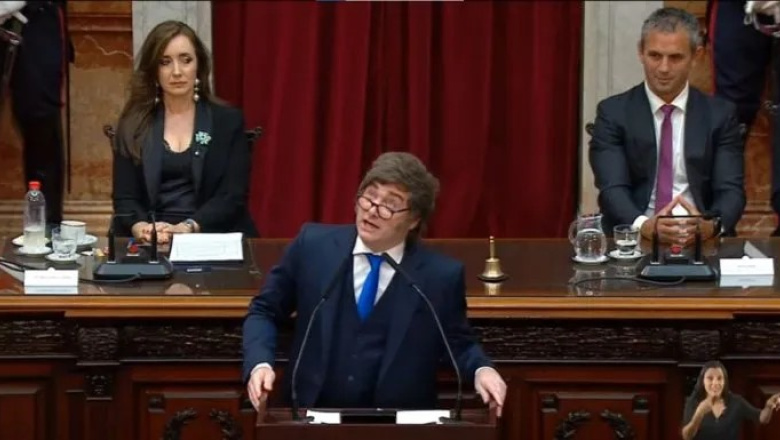 Un Milei desencajado y confrontativo dejó inauguradas las sesiones ordinarias del Congreso