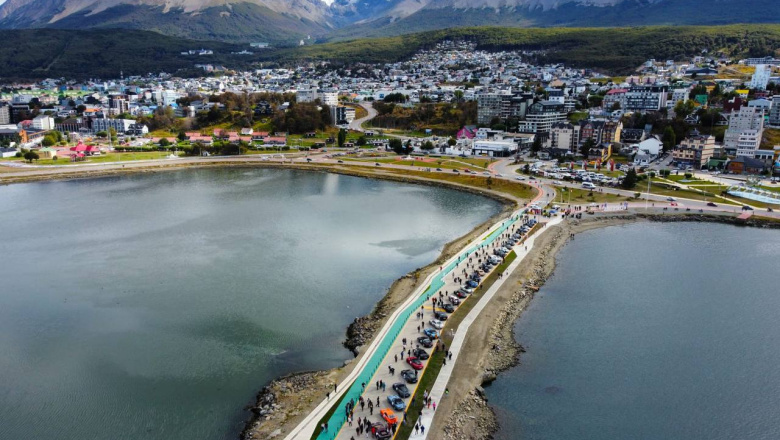 Ushuaia fue escenario de la llegada de 41 autos clásicos en una nueva edición de la “Route des Andes 2026”