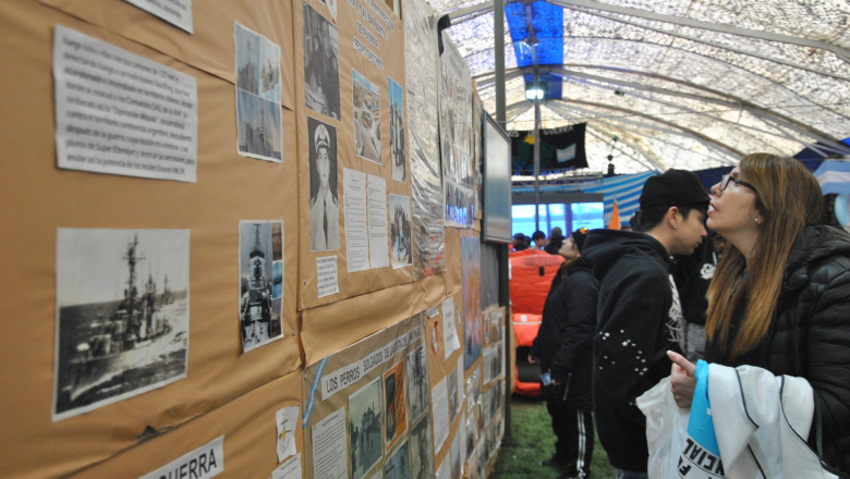 Más de 20 mil personas visitaron la Carpa de la Dignidad por la Semana de Malvinas en Río Grande