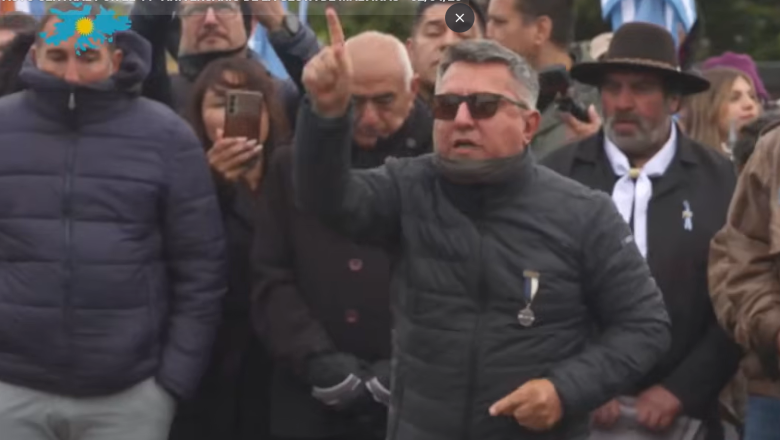 Tensión por el radar de Leolabs en pleno acto central por Malvinas en Ushuaia