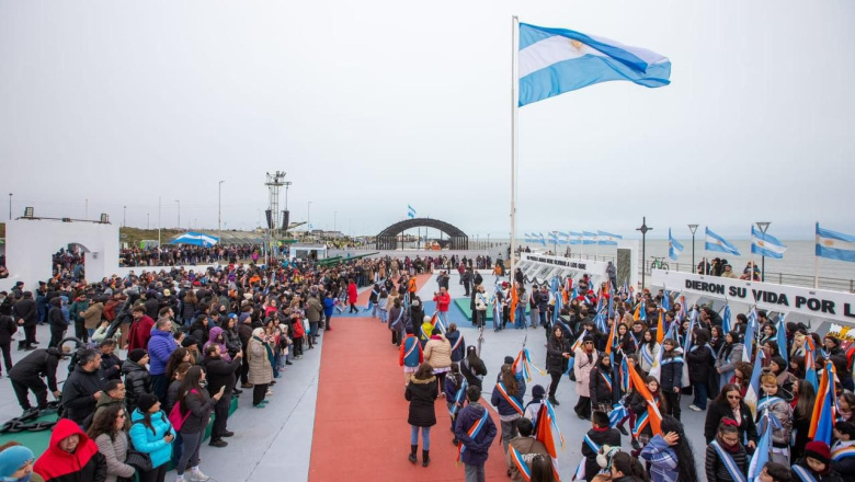 Río Grande vivió el acto central por el Día del Veterano y de los Caídos en la guerra de Malvinas