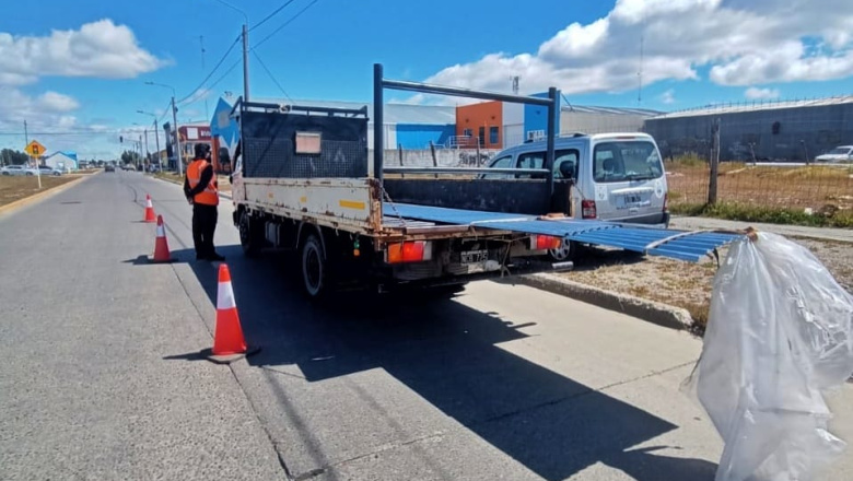 En Río Grande, el Municipio promueve el transporte de objetos y materiales de manera segura