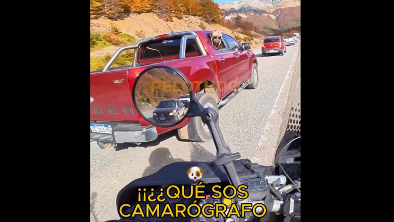 "Pelotudos hay en todas partes": un automovilista increpó a Charly Sinewan en la Ruta 3 y el cruce se volvió viral