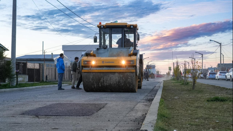 Continúan los trabajos de hormigonado encarados por el Municipio en diferentes sectores de Río Grande