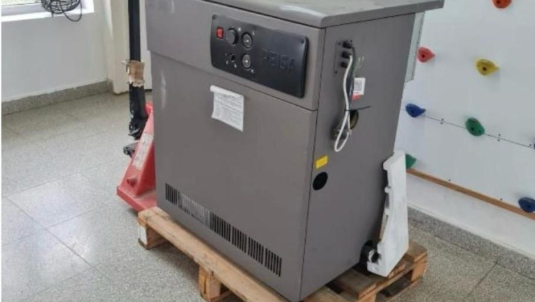 Avanza la obra de calefacción en el Jardín N°27 de Río Grande y resta la habilitación de Camuzzi