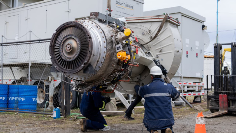 Gobierno completó el mantenimiento integral de la turbina Taurus 60 en la usina de Ushuaia