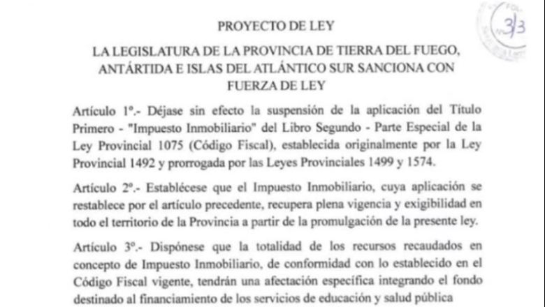 La Provincia avanza sobre el Impuesto Inmobiliario y reabre una histórica disputa con los municipios