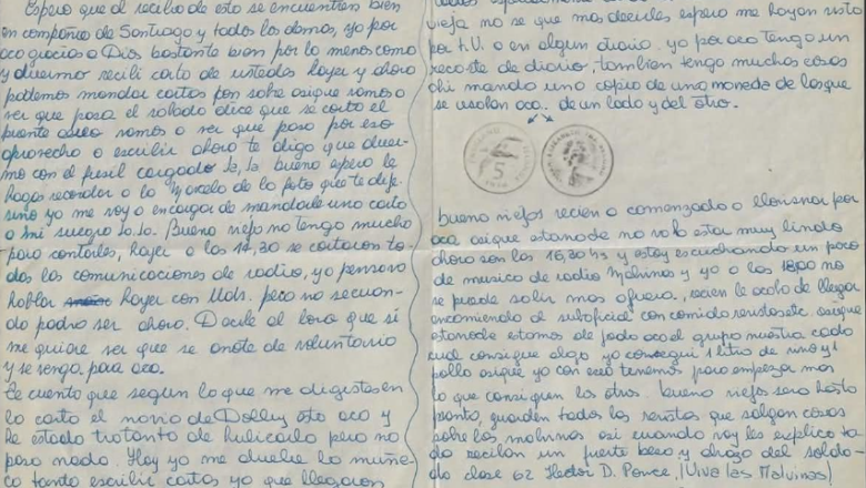 Un excombatiente de Malvinas busca recuperar una carta que escribió a su mamá