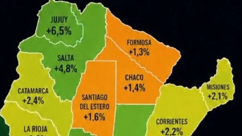 Polémica y críticas: Javier Milei y un asesor de Luis Caputo compartieron un mapa sin Tucumán ni las Malvinas
