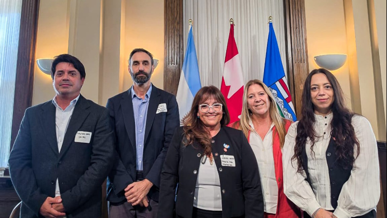 Castillo presentó el potencial hidrocarburífero fueguino ante referentes del sector en Canadá