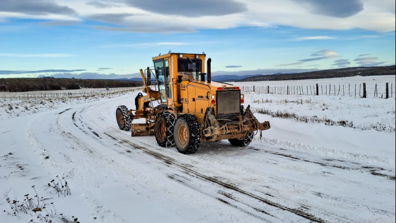 Operativo Invierno: Vialidad Provincial refuerza trabajos en rutas fueguinas
