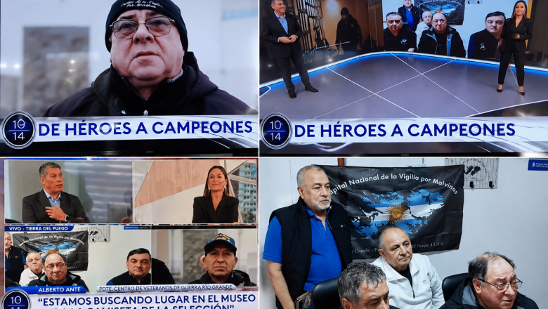 La Selección Argentina cumplió el sueño de los Veteranos de Malvinas de Río Grande