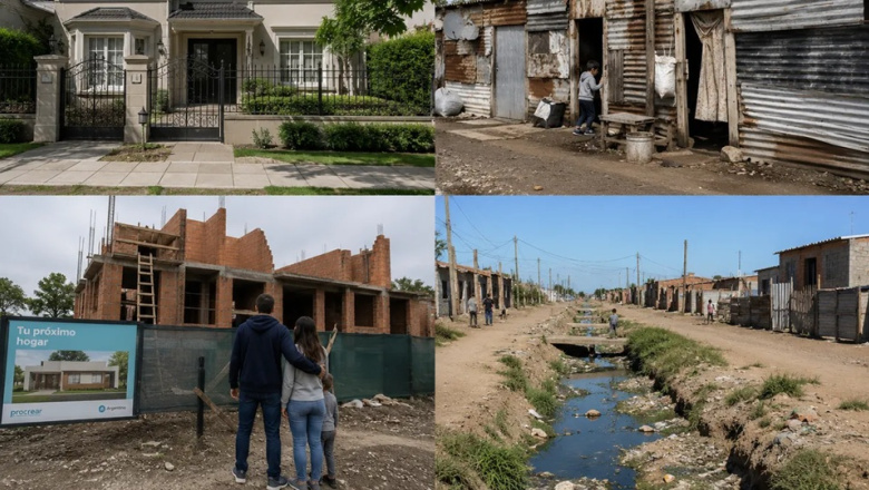 Crisis habitacional en Argentina: faltan 1,7 millones de viviendas y 5,7 millones de hogares padecen problemas