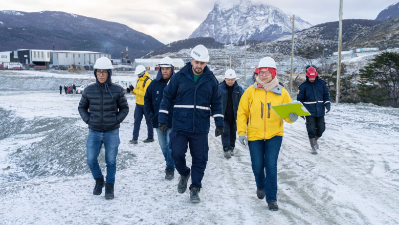 Gobierno realizó un nuevo monitoreo ambiental en la obra de la futura usina de Ushuaia