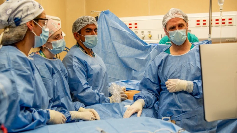 Bebé fueguino recibió una inédita transfusión de sangre intrauterina en el Hospital Garrahan