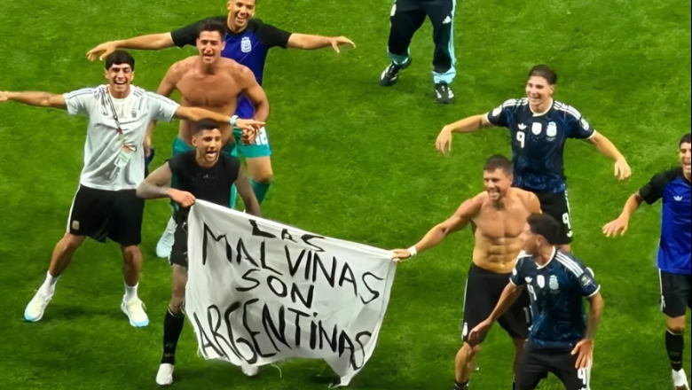 ¿Llegan las dos a Río Grande? La bandera de Malvinas del Mundial tendría destino fueguino