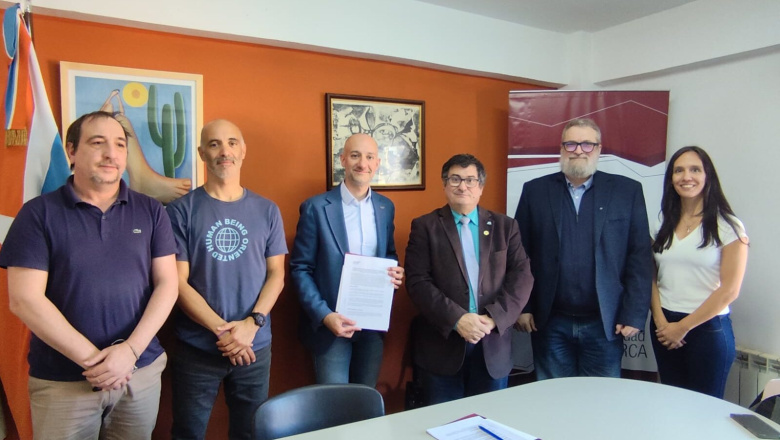 La UNTDF y UTN-FRTDF firmaron acuerdos de cooperación académica y científica
