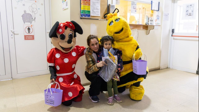 Gobierno acompañó y entregó presentes a niñas y niños internados en hospitales fueguinos