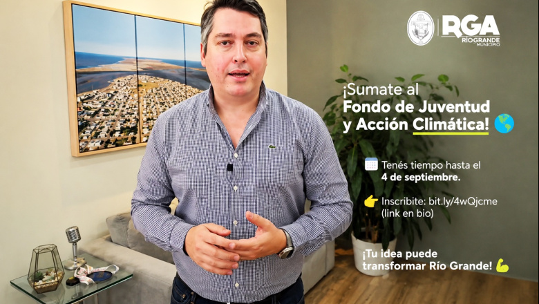 Perez convocó a jóvenes de Río Grande a transformar sus ideas ambientales en proyectos concretos