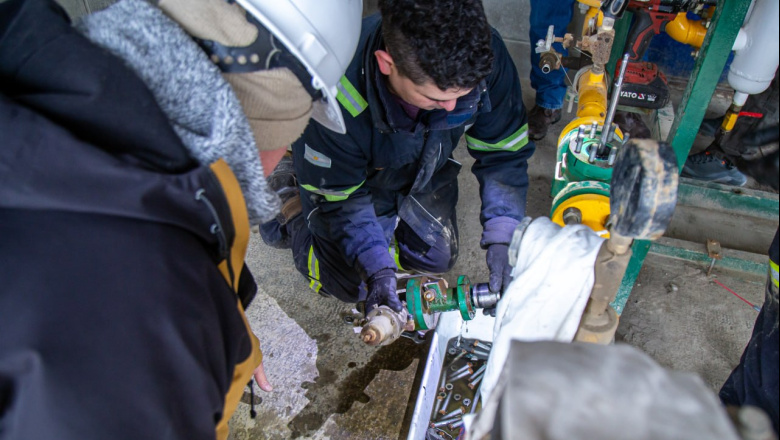 La DPE finalizó la primera etapa de mantenimiento en la planta de gas de Tolhuin