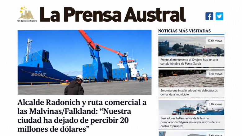 El negocio detrás del corredor a Malvinas: Punta Arenas va por US$20 millones al año