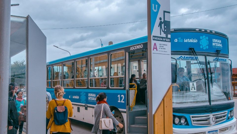 Desde este martes 8, el boleto de colectivo tendrá un valor de $1.550 en Ushuaia