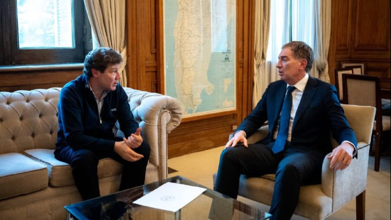Melella con Santilli: Puerto de Ushuaia, Base Naval, empleo, recursos y Malvinas en la agenda