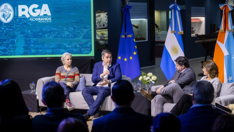 Perez encabezó el cierre de proyecto ambiental en Río Grande con respaldo de la Unión Europea