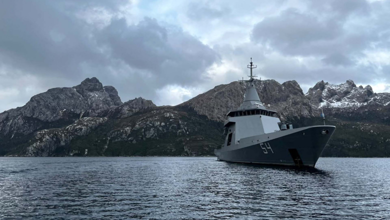 El patrullero oceánico ARA “Contraalmirante Cordero” realizó relevo de puestos en Tierra del Fuego