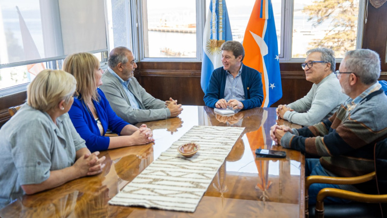 Melella recibió a referentes nacionales de la CGT con quienes analizó la situación de Tierra del Fuego