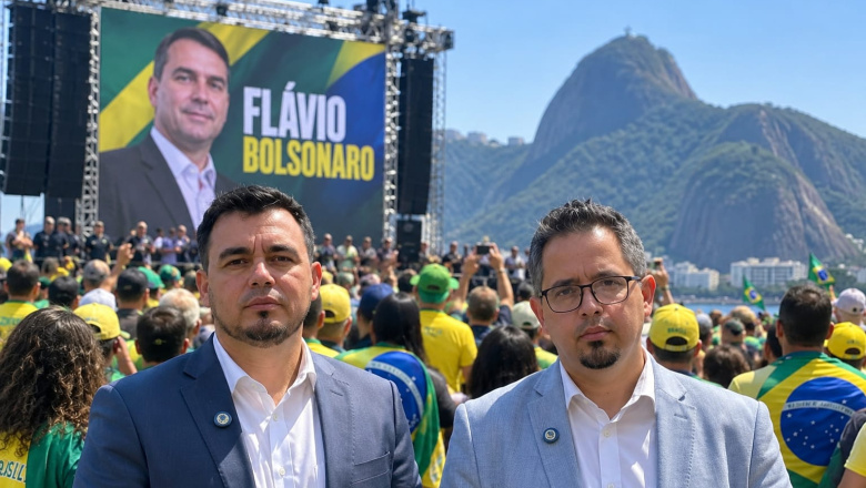 Pauli y Rodríguez viajaron a Brasil para apoyar a Flávio Bolsonaro, que tras la derrota con Lula se fugó del país